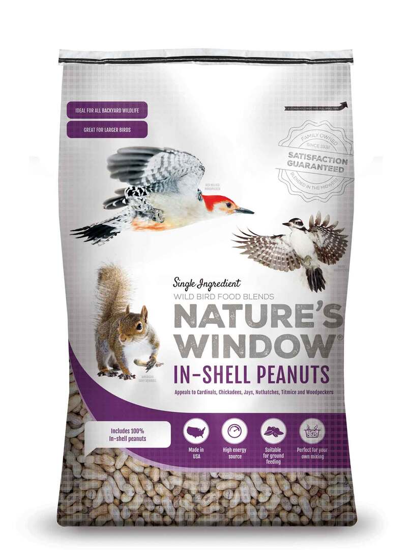 Nature's Window In-Shell Peanuts Wild Bird Food, 10 Pounds