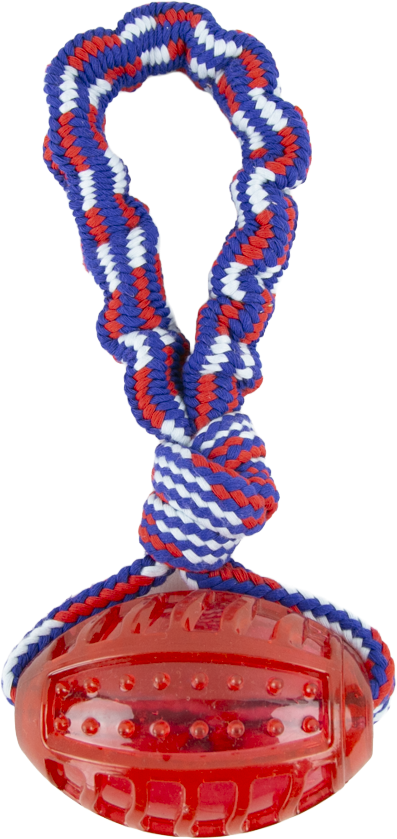 Play On Rope with TPR Ball Assorted Dog Toy