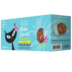 Tiki Cat Aloha Friends Wet Cat Food, Variety Pack, 3 Ounce Can (12 Count)