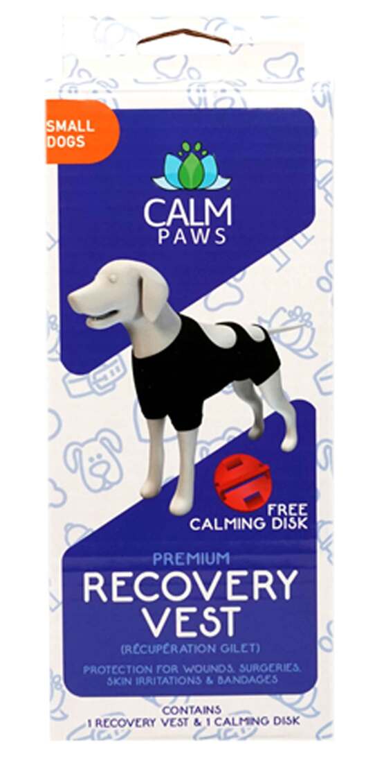 Calm Paws Calming Recovery Vest With Disc - Image 3