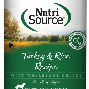 NutriSource Wet Dog Food, Turkey and Rice, 12.3 Ounces
