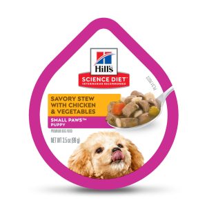 Hill's Science Diet Puppy Small & Toy Breed Wet Dog Food, Savory Chicken & Vegetable Stew, 3.5 Ounce