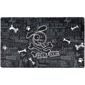 Drymate Pet Placemat, Cross Bones Print