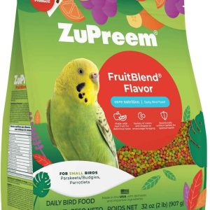 ZuPreem FruitBlend Flavor with Natural Flavors for Small Birds, 2 Pound Bag