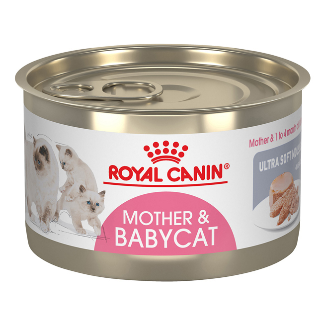 Royal Canin? Feline Health Nutrition? Mother & Babycat Ultra Soft Mousse In Sauce Wet Cat Food, 5.1