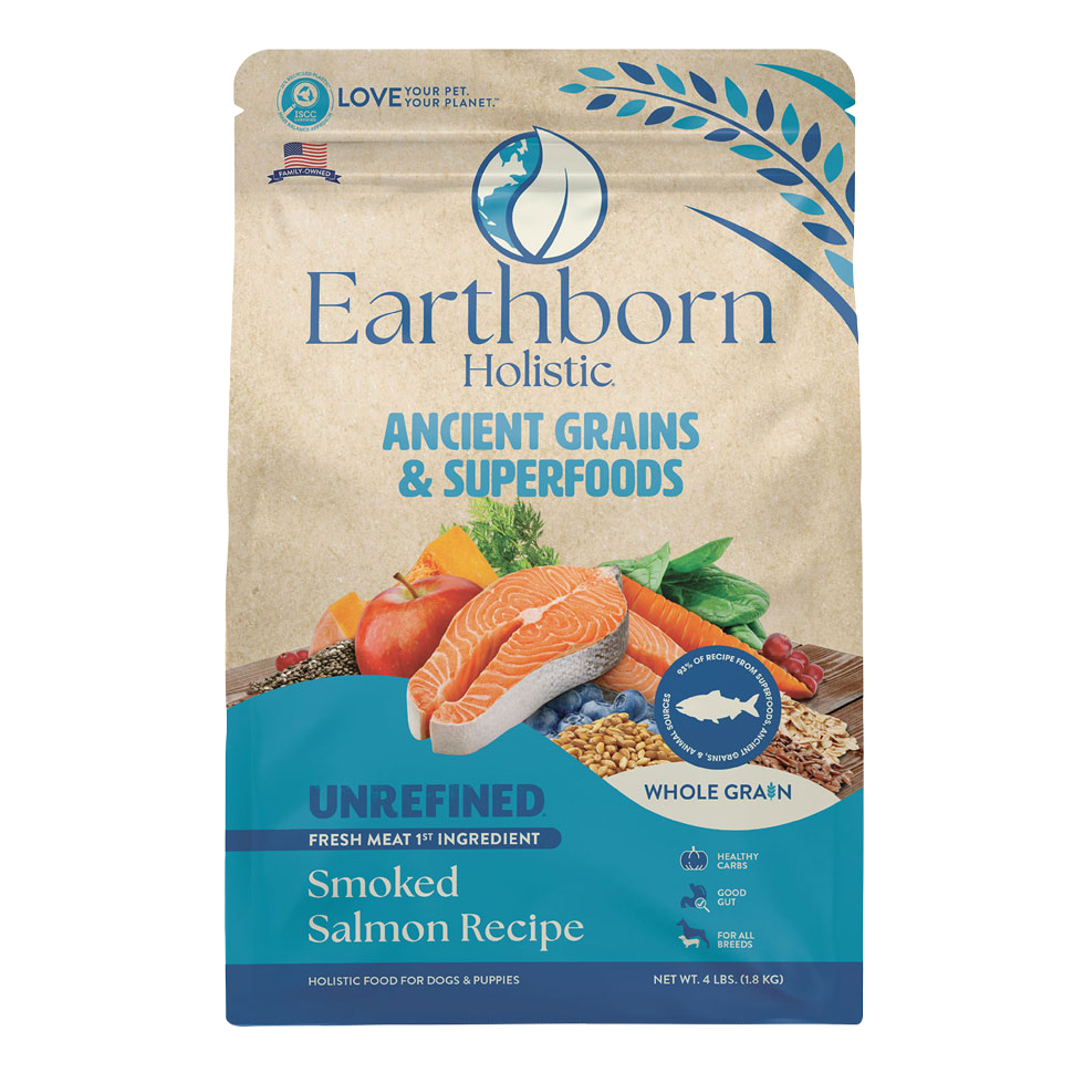 Earthborn Holistic Unrefined Smoked Salmon with Ancient Grains & Superfoods Dry Dog Food - Image 2