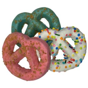 Preppy Puppy Party Pretzel Dog Treat, 1 Each