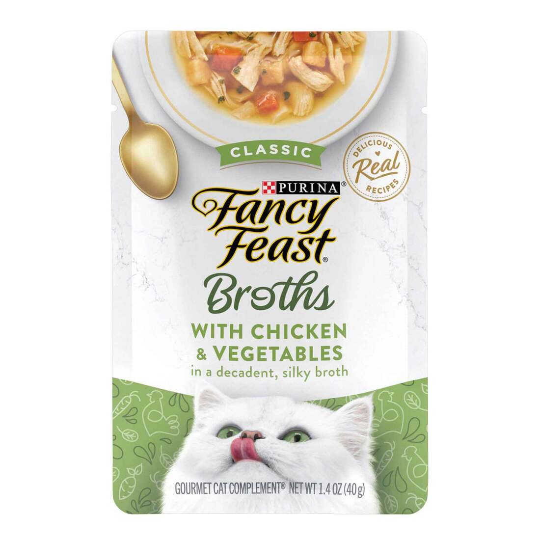 Purina Fancy Feast Broths Classic Wet Cat Food - Image 2