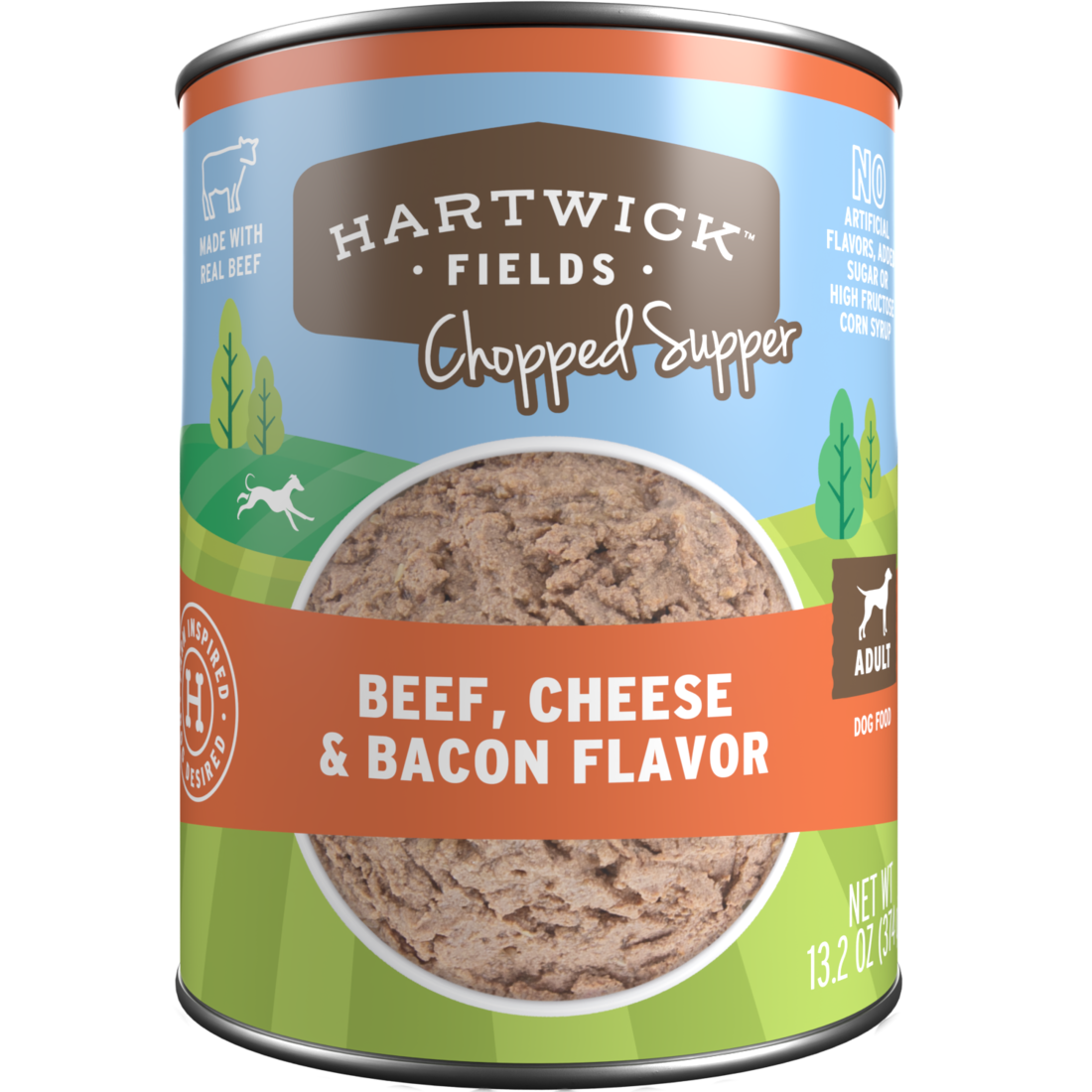 Hartwick Fields Adult Chopped Supper Wet Dog Food, 13.2 Ounces - Image 2
