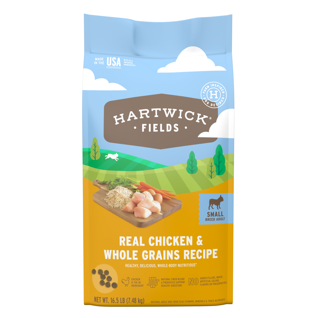Hartwick Fields Small Breed Adult Real Chicken & Whole Grains Recipe - Image 2