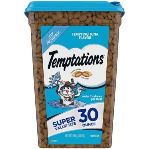 Whiskas Temptations Crunch/Soft Tuna Cat Treats, 30 Ounces