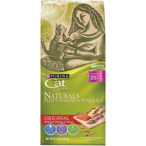 Purina Cat Chow Naturals Original Plus Vitamins & Minerals Dry Cat Food - 6.3 Pound Bag