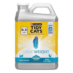 Purina Tidy Cats LightWeight Instant Action, Odor control, Multi-Cat Clumping 99.9 % Dust Free Cat L