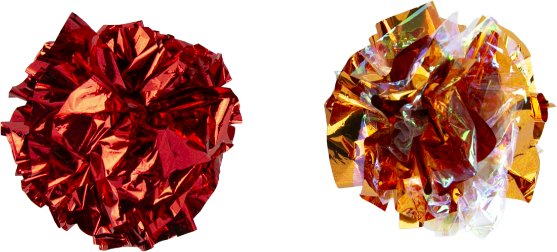 Play On Jumbo Mylar Ball Cat Toys, 2 Count