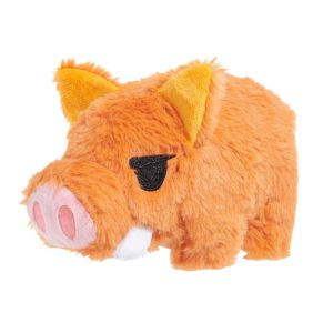 Bark Beau The Boar Wild Pig Hog Animal Brown Plush Dog Toy, Medium