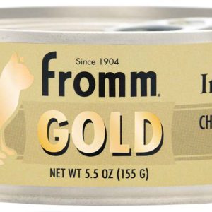 Fromm Gold Indoor Pate Wet Cat Food, Chicken and Salmon, 5.5 Ounces