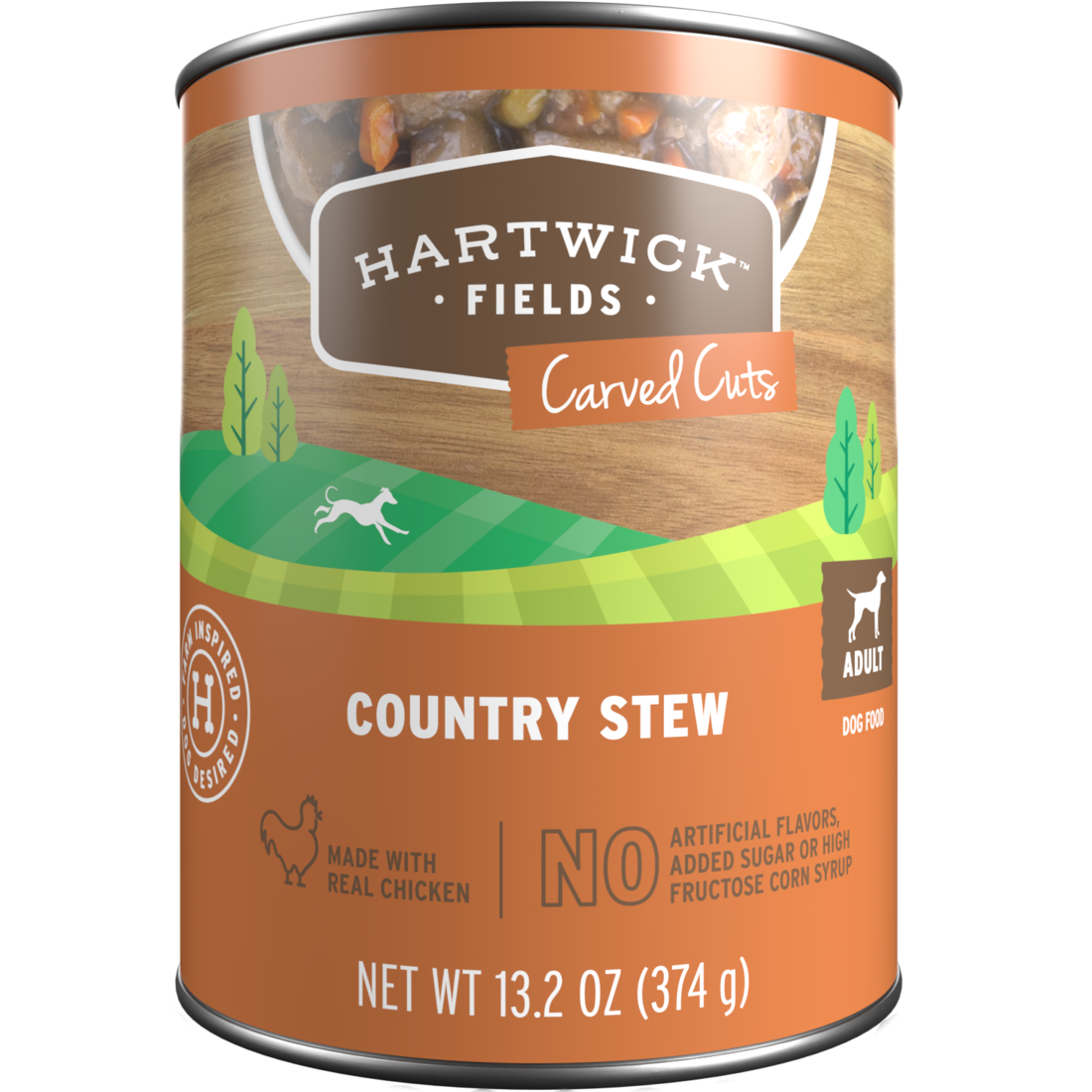 Hartwick Fields Adult Carved Cuts Wet Dog Food, 13.2 Ounces - Image 2