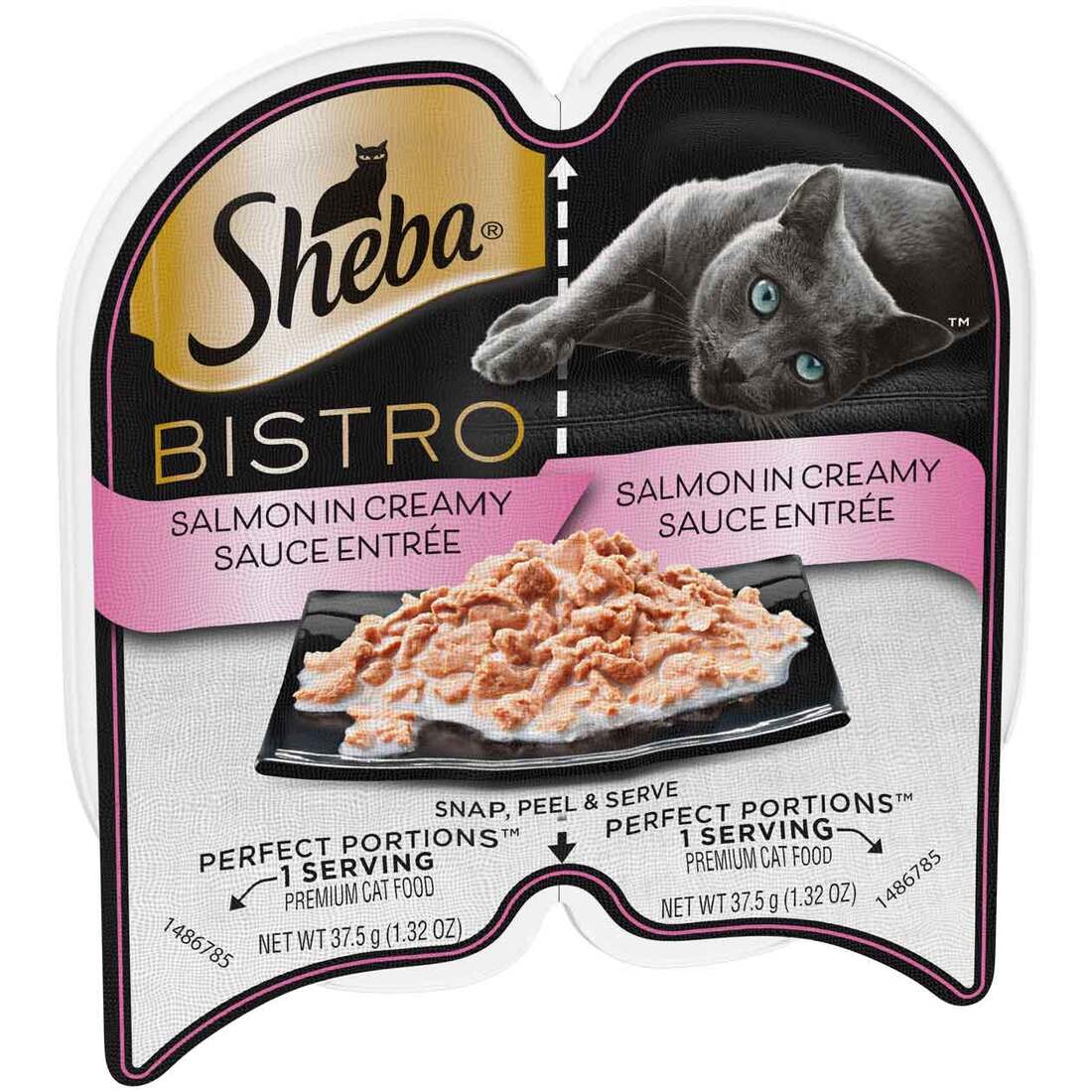 Sheba Perfect Portions? Wet Cat Food, Adult Gluten Free Salmon Cream Stew, 2.64 Ounces