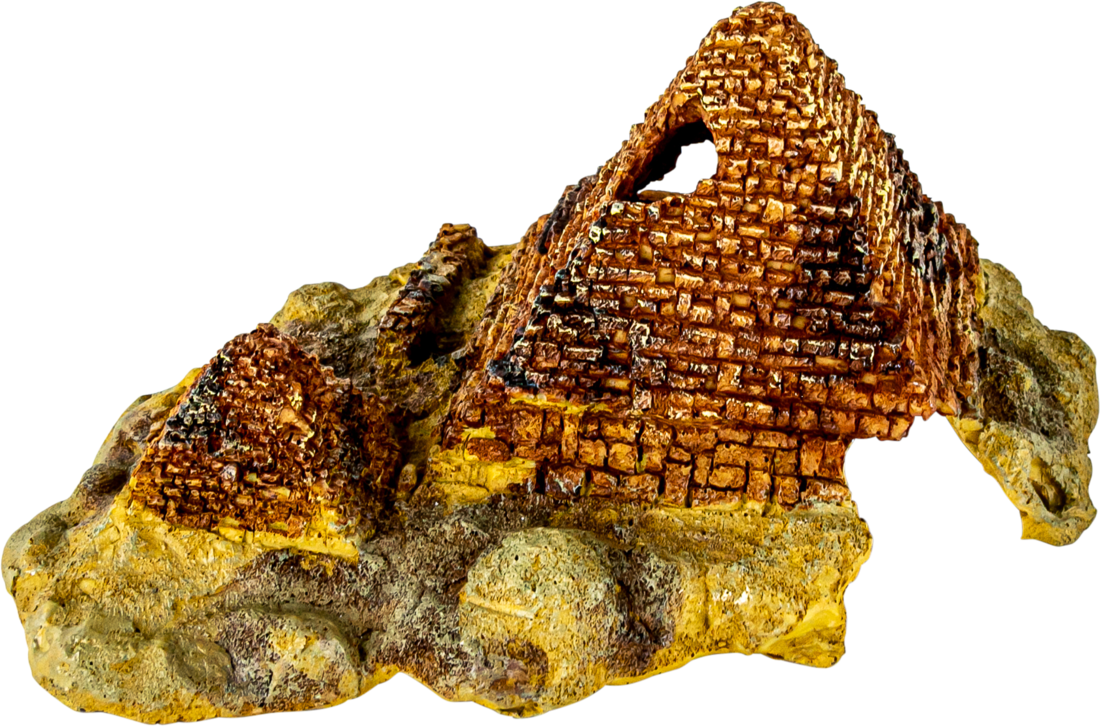 Terrassic Terrarium Décor, Pryamid Hide, Large