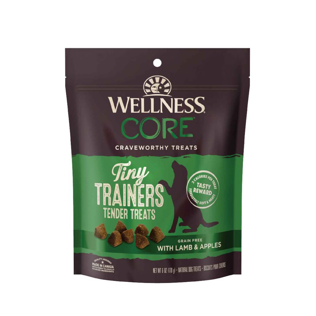 Wellness CORE Tiny Trainers Tender Treats, Grain Free, Lamb & Apple, 6 Ounce Bag