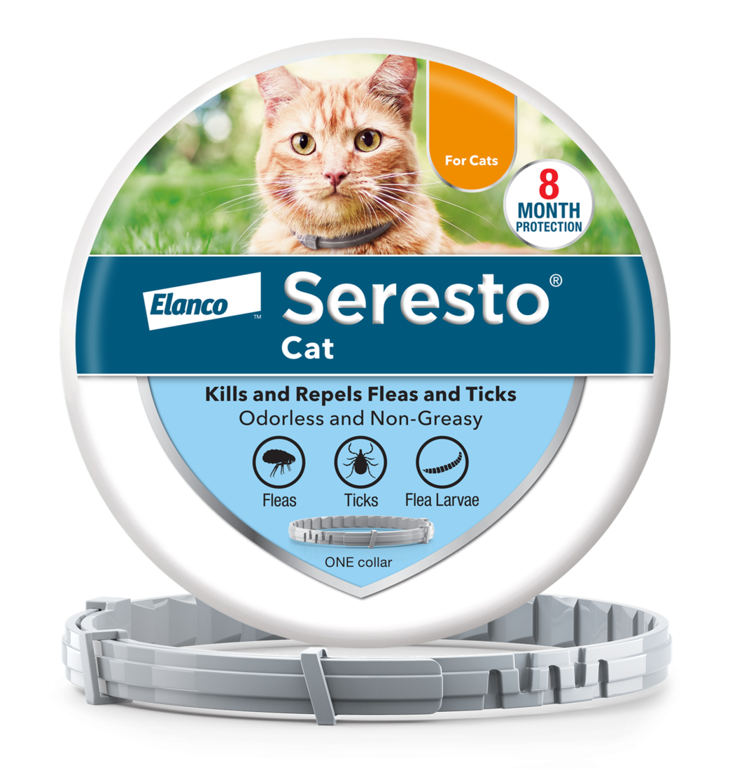 Seresto Cat Vet-Recommended Flea & Tick Treatment & Prevention Collar for Cats | 8 Months Protection
