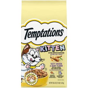 Temptations Kitten Dry Cat Food, Chicken/Dairy