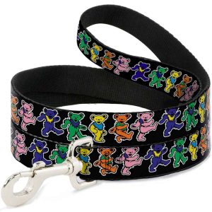 Buckle Down Dancing Bears Dog Leash, 6 Foot