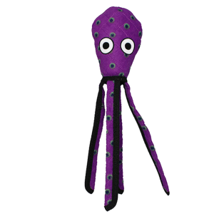 Tuffy Ocean Creature Squid Purple Dog Toy
