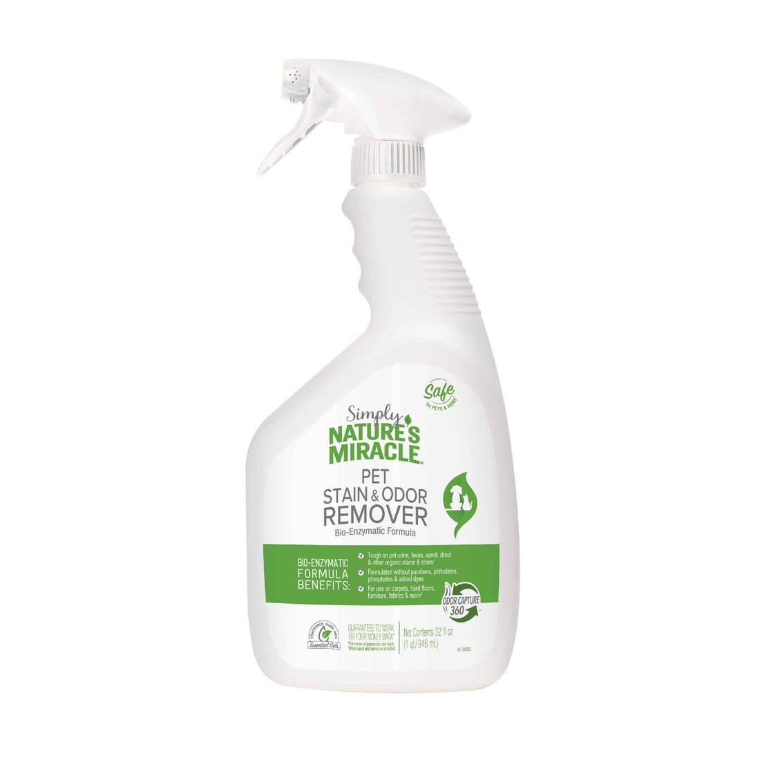 Simply Nature's Miracle Pet Stain And Odor Remover for Dogs and Cats