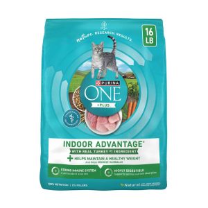 Purina ONE +Plus Indoor Advantage Natural Dry Cat Food - 16 Pound Bag