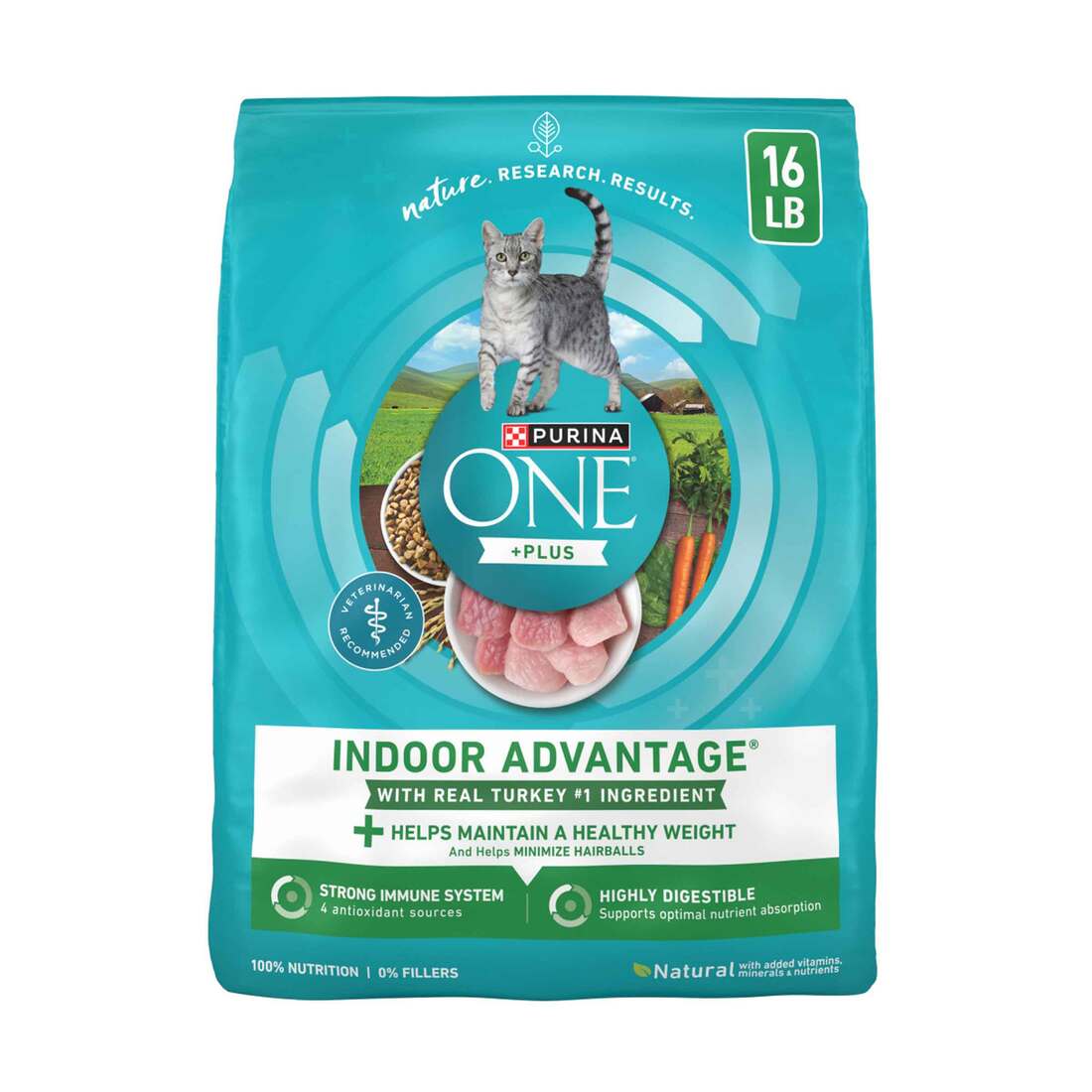 Purina ONE Natural, Low Fat, Weight Control, Indoor Dry Cat Food, +Plus Indoor Advantage - Image 2