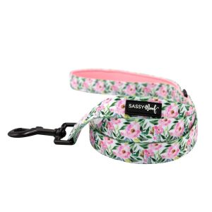 Sassy Woof Dog Leash, Magnolia