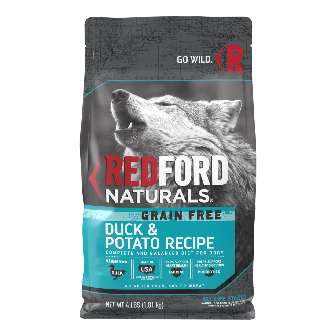 Redford Naturals Grain Free Duck & Potato Recipe Adult Dog Food - Image 2