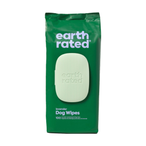 Earth Rated Lavender Dog Grooming Wipes, 100 Count