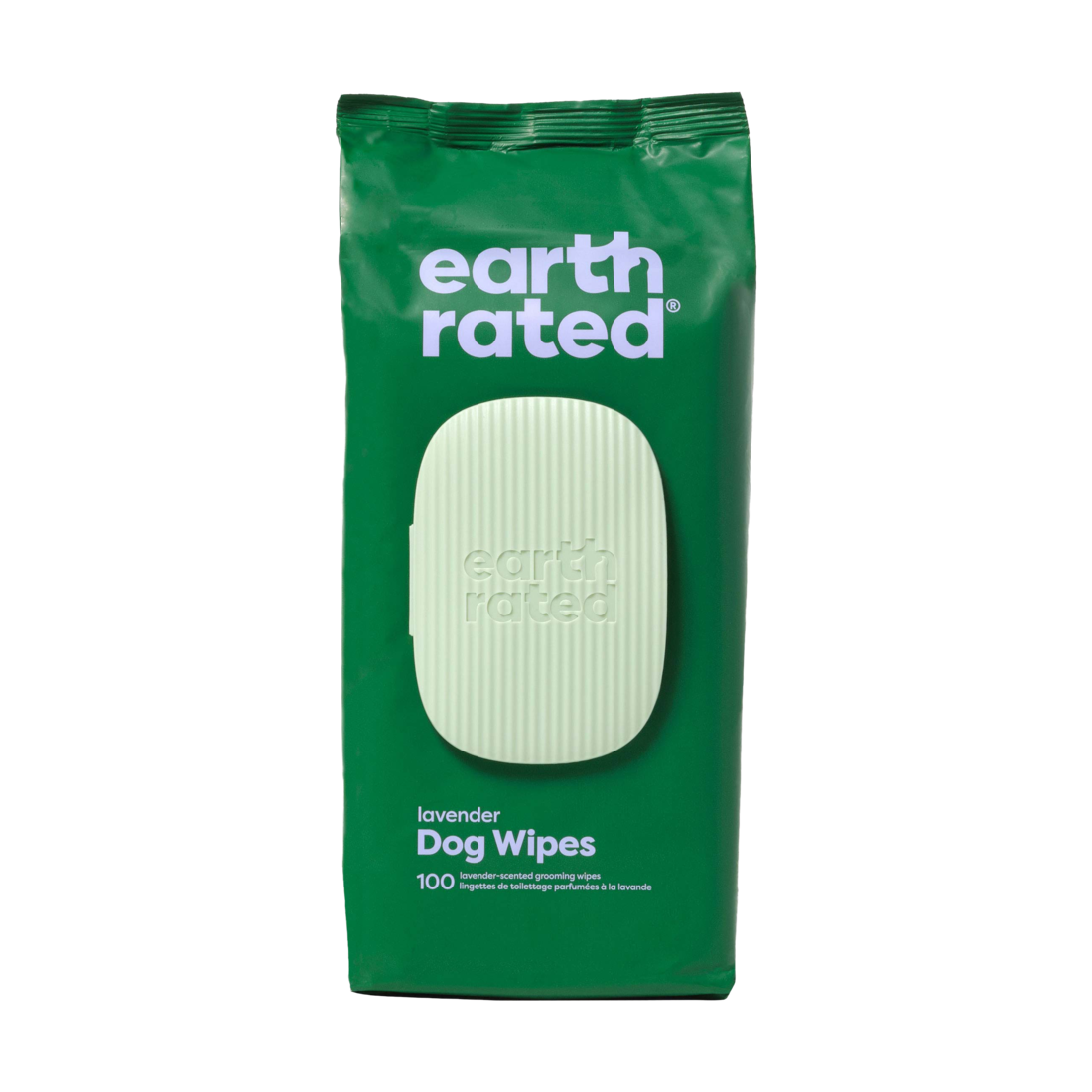 Earth Rated Lavender Dog Grooming Wipes, 100 Count