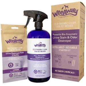 Wee Away Urine Stain & Odor Destroyer Starter Kit With Concentrated Pods, Lavender