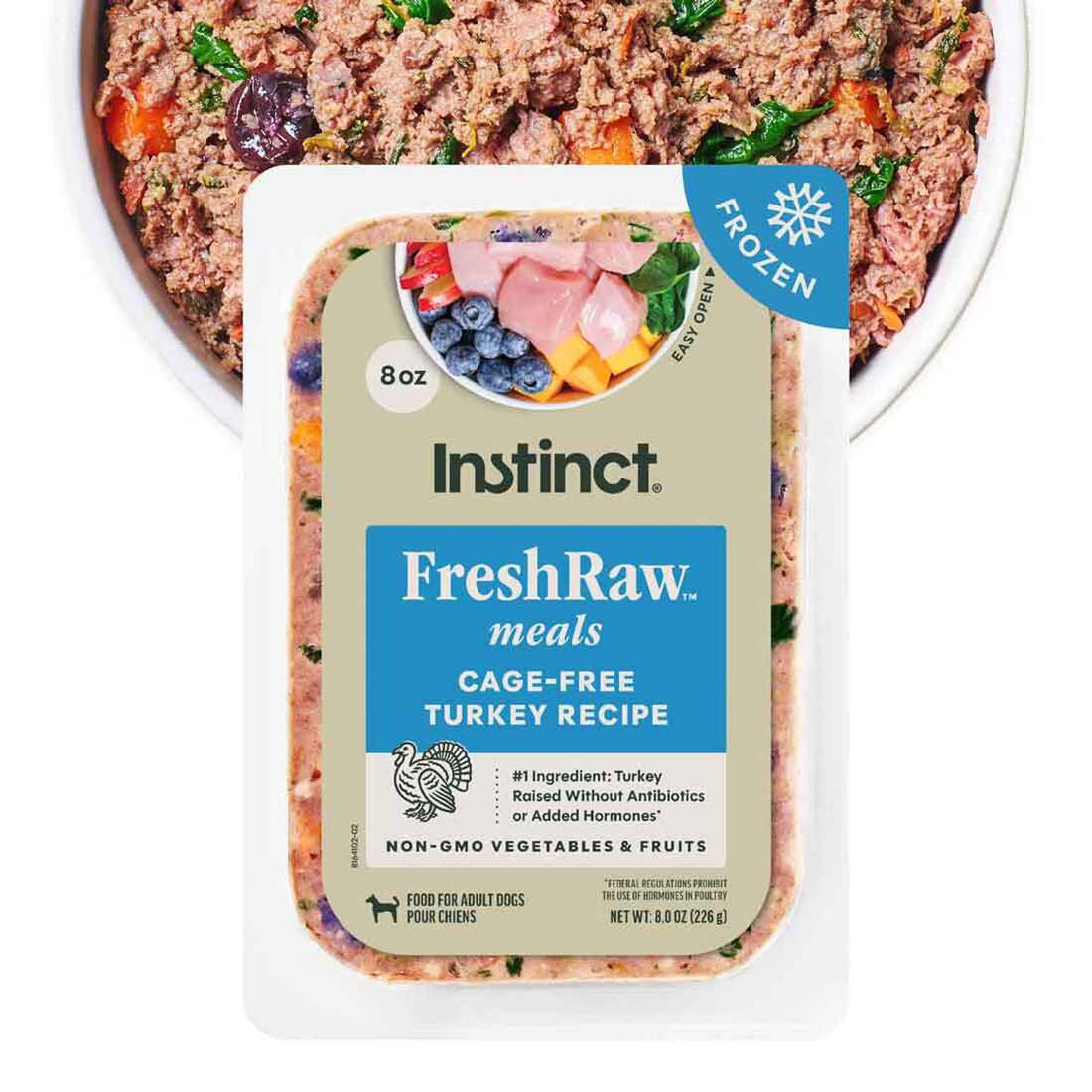 Instinct FreshRaw Meals Cage-Free Turkey Recipe Dog Food - Image 2