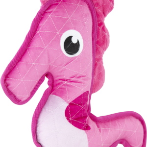 Play On Durable Plush Seahorse Dog Toy