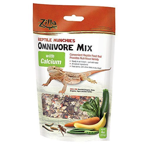 Zilla Food Reptile Munchie Omnivore W/Calcium 4 Ounces
