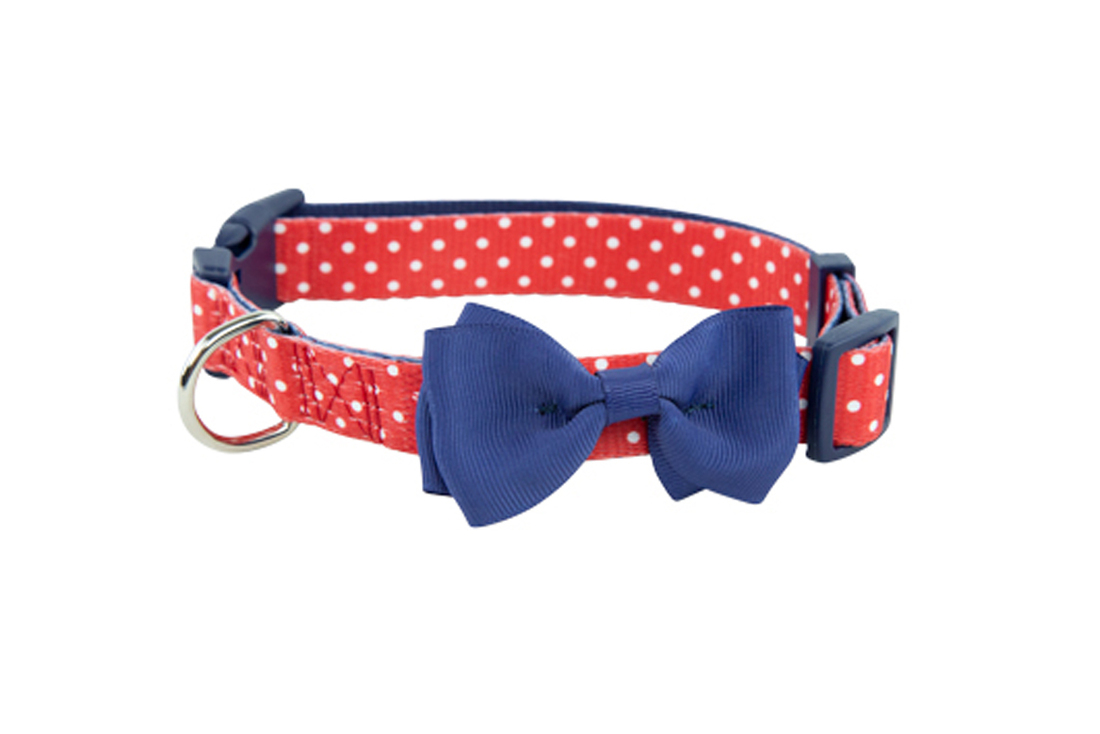 Play On Spring Apparel Polka Dot Bow Tie Collar - Image 4