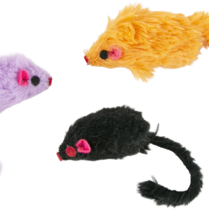 Play On Fuzzy Halloween Mice Multipack Cat Toy, 3 Pack