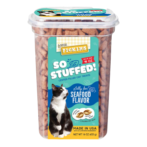 Mitten's Pickins Silly For Seafood FlavorCenter-Filled Cat Treats, 16 Ounces
