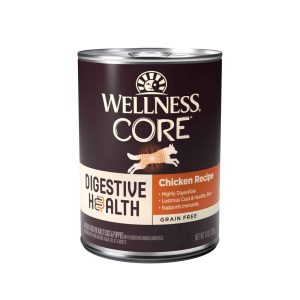 Wellness CORE Digestive Health Chicken Grain Free Wet Dog Food, 13 Ounce Can
