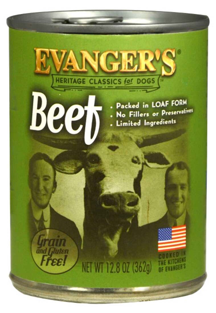 Evangers Heritage Classic Recipe 100% Beef Wet Dog Food, 12.5 Ounces