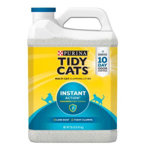 Purina Tidy Cats Clumping Cat Litter, Instant Action Multi Cat Litter - 20 Pound Jug