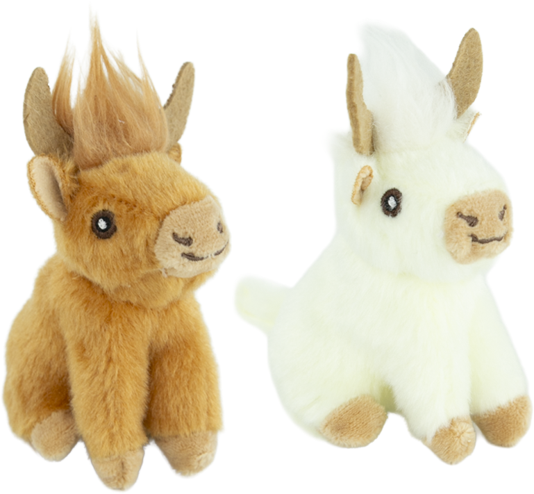 Play On Highland Cow Cat Toy, 3 Inches, Assorted, 1 Each