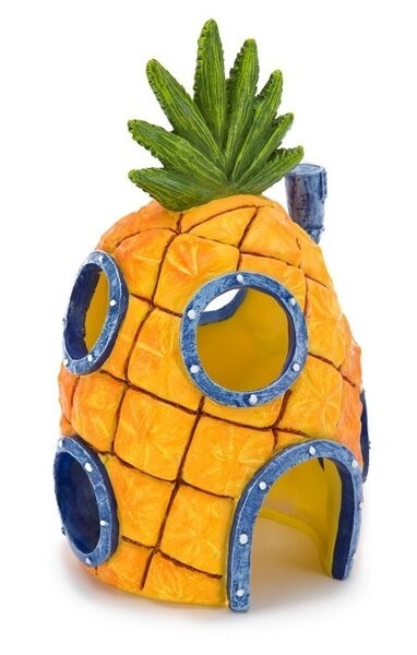 Penn Plax SpongeBob Pineapple House with Swim Holes Aquarium Ornament - Image 2