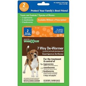 Sentry® Worm X Plus 7 Way De-Wormer Small Dog, 2 Count