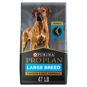 Purina Pro Plan High Protein, Digestive Health Large Breed Dry Dog Food, Chicken & Rice Formula
