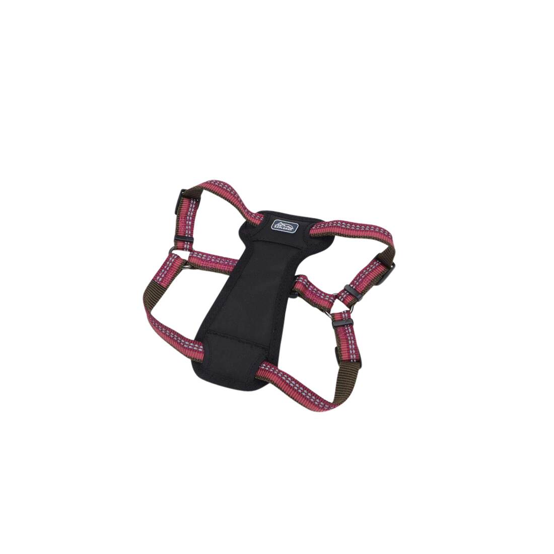K9 Explorer Reflective Adjustable Padded Dog Harness, Berry - Image 2